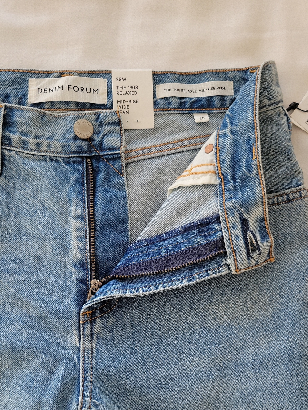 New Denim Forum The 90s Relaxed Mid-rise Wide Jeans - Picture 8 of 16